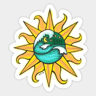 Thailand Sun Sticker